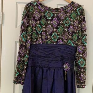 A beautiful dress worn once